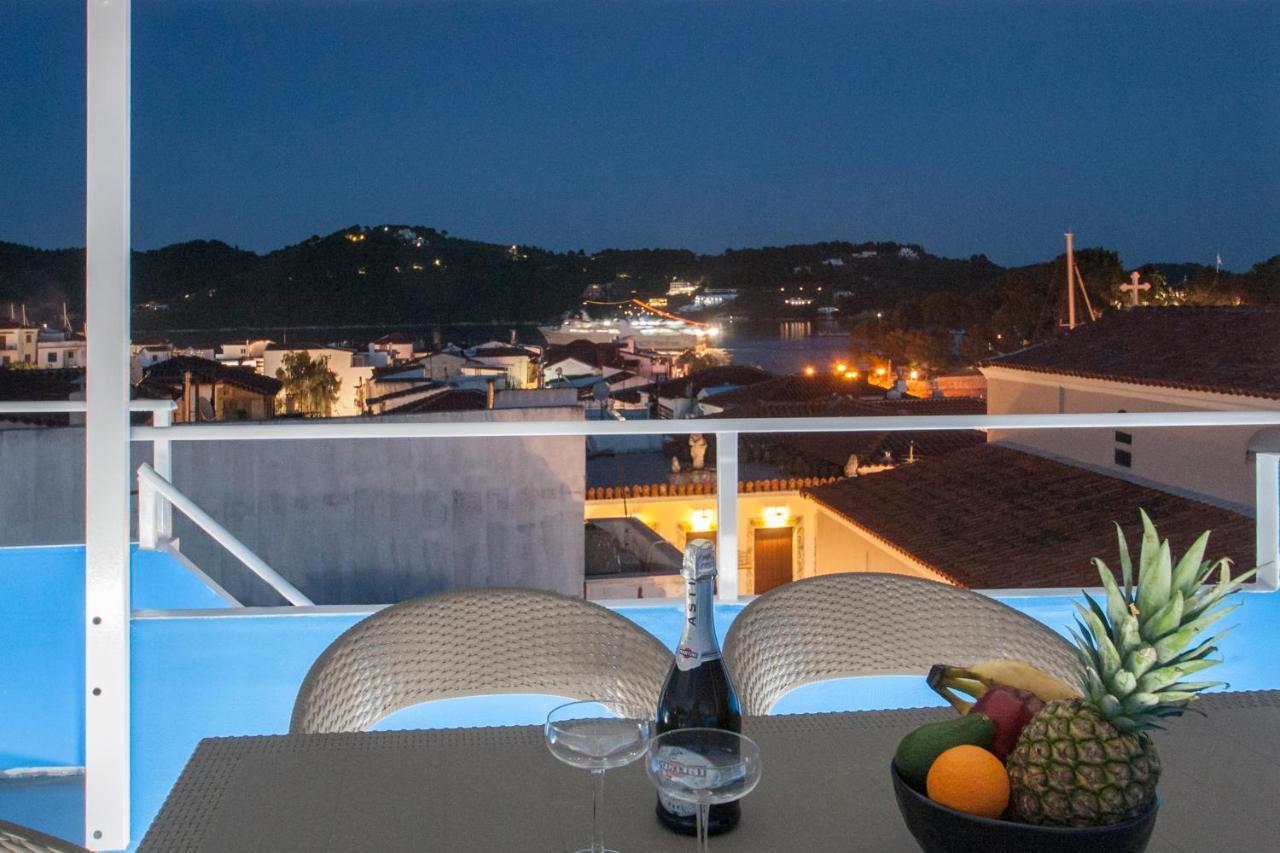 Capolavoro, Boutique Apartment With Unique Rooftop Skiathos Town Exterior foto