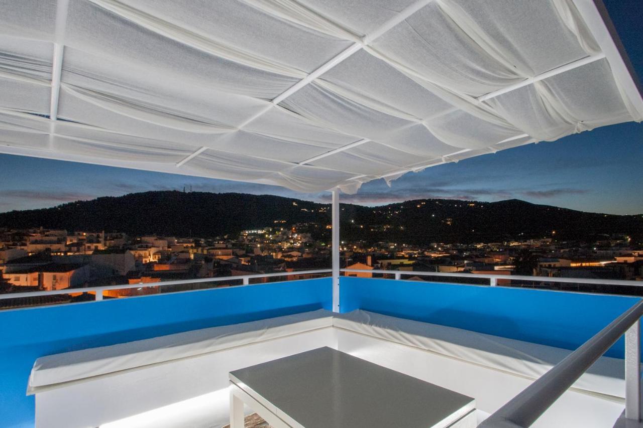 Capolavoro, Boutique Apartment With Unique Rooftop Skiathos Town Exterior foto