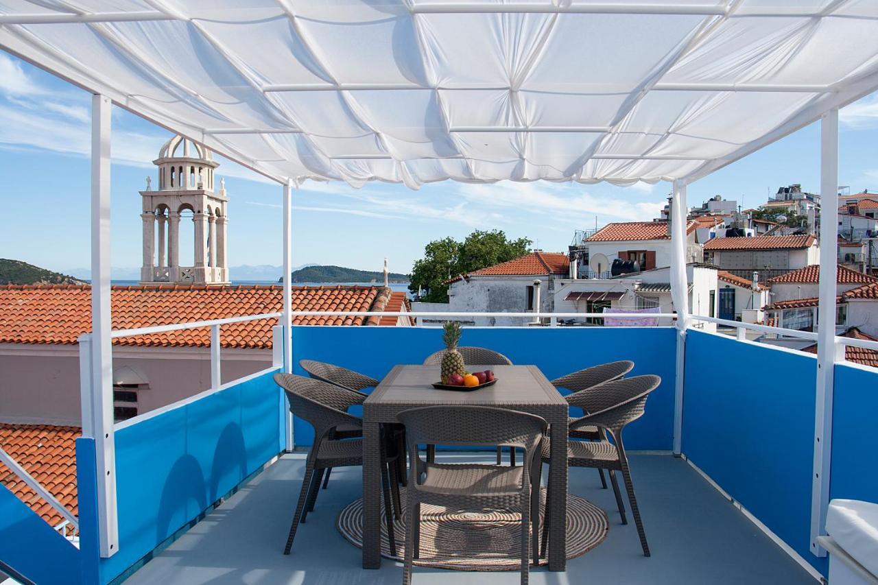 Capolavoro, Boutique Apartment With Unique Rooftop Skiathos Town Exterior foto