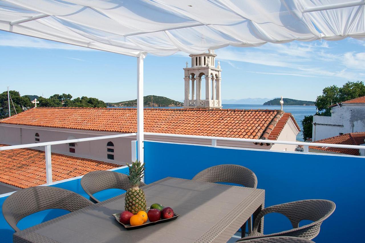 Capolavoro, Boutique Apartment With Unique Rooftop Skiathos Town Exterior foto