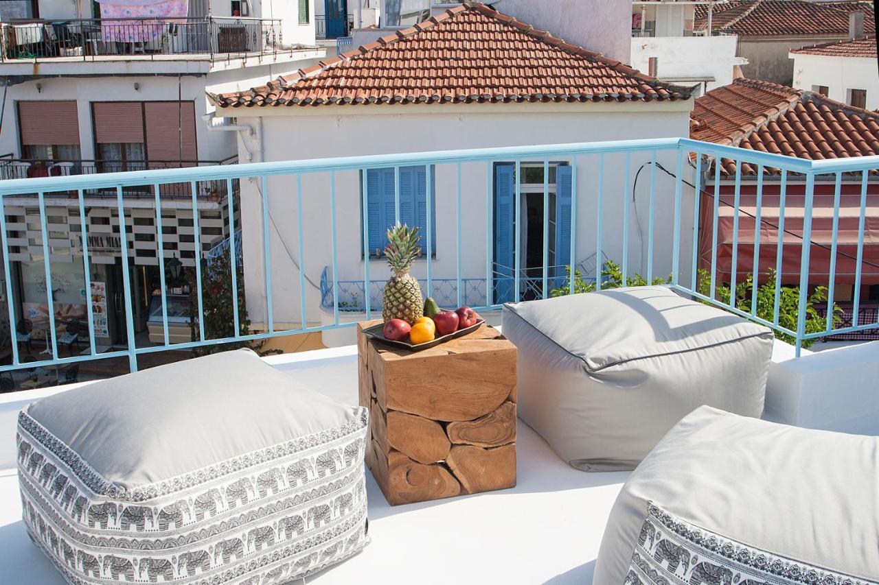 Capolavoro, Boutique Apartment With Unique Rooftop Skiathos Town Exterior foto